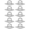 M5 4-Hole Stainless Steel Diamond-Shaped Eye Plate for Boats and Ships view 1