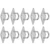 M5 4-Hole Stainless Steel Diamond-Shaped Eye Plate for Boats and Ships view 3