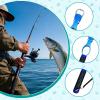 Oshhni Fish Lip Gripper with Scale, Aluminum Alloy, Non-Slip Handle, Blue view 4