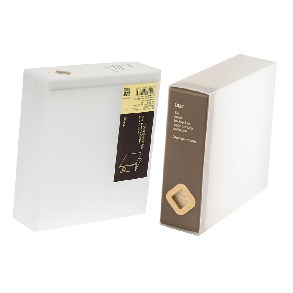 Sosoport 2-Pc. CD Storage Boxes for Optical Media