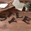 4-Inch House Numbers with Screws, Modern Metal Door Number Sign view 3