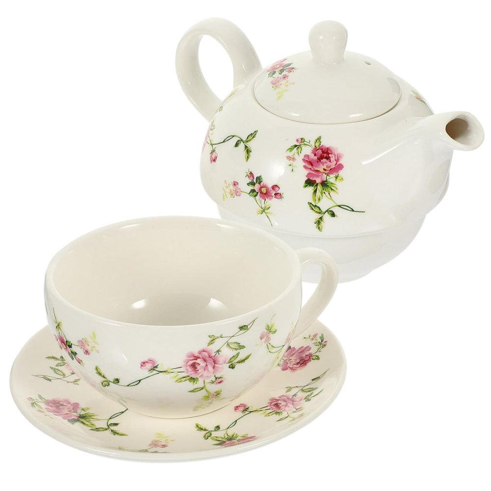 480 ml Ceramic Tea Set, Antique and Elegant