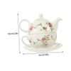 480 ml Ceramic Tea Set, Antique and Elegant view 2