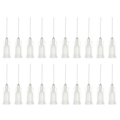 PATIKIL 136 Pcs Blunt Cannulas, 27G x 1 Inch Luer Lock Adhesive Syringe Needles for Rhinestones, Woodworking, Paint, Adhesives, Oil, Ink, Wallpaper, Clear