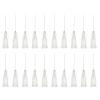 PATIKIL 136 Pcs Blunt Cannulas, 27G x 1 Inch Luer Lock Adhesive Syringe Needles for Rhinestones, Woodworking, Paint, Adhesives, Oil, Ink, Wallpaper, Clear view 1