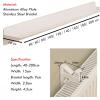 Floating Radiator Shelf, Modern White Metal Design, No Drilling, Adjustable, for 40–120 cm Radiators view 3