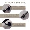Whnoorher Modern Black Wall-Mounted Stair Handrail, 30 cm–6 m view 3