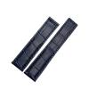 LQXHZ Genuine Leather Watch Band, 19 mm/20 mm/22 mm, for Men's Watches (Blue, No Buckle, 19 mm) view 1