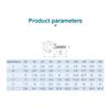 10-Pack Screw Hooks, Blue Zinc-Plated Steel, 1016#, Heavy-Duty, 31.62 mm Length view 4