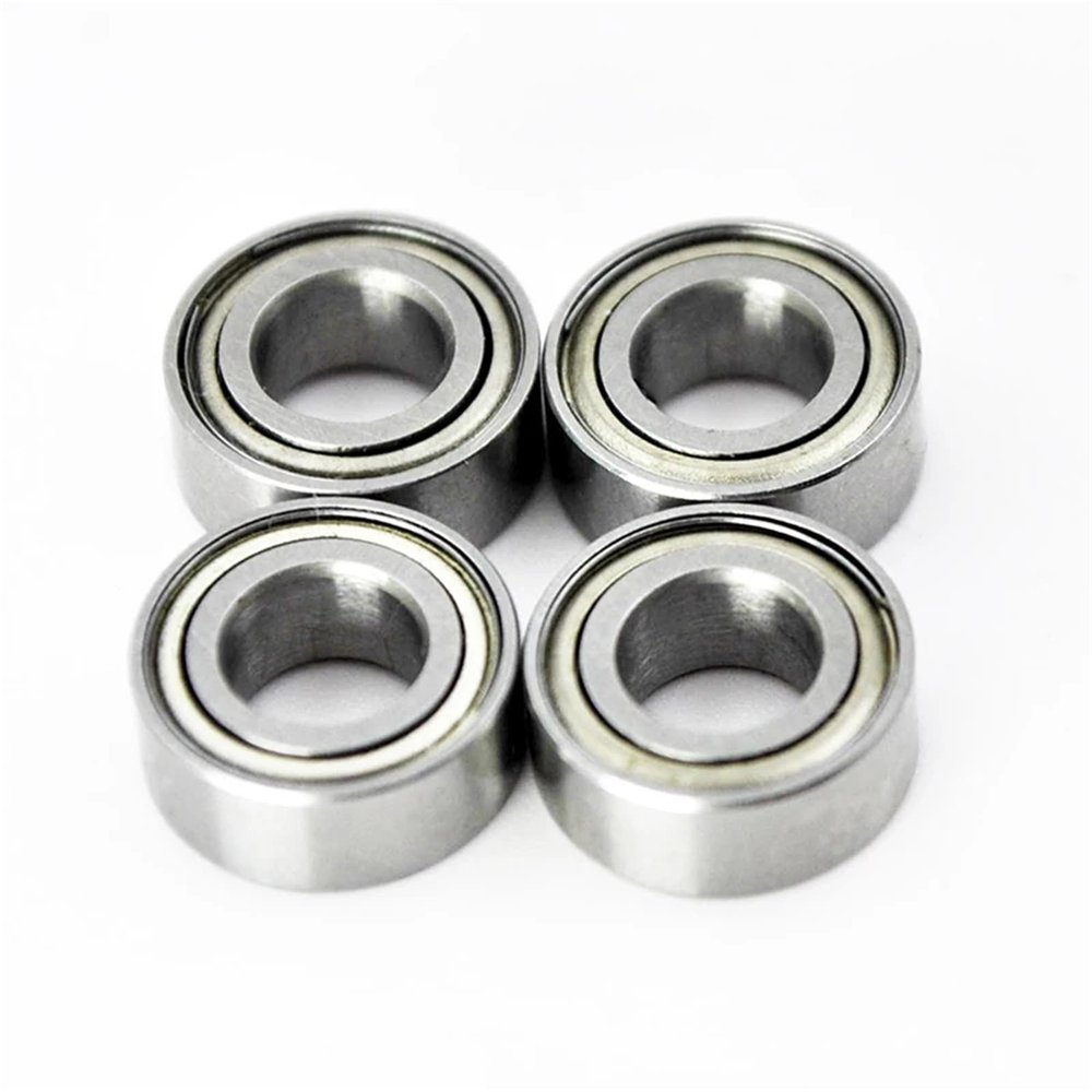 4-Piece Miniature Ball Bearing Set for RC Cars, 3×6×2.5 to 12×18×4 mm (8×12×3.5 mm)