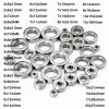4-Piece Miniature Ball Bearing Set for RC Cars, 3×6×2.5 to 12×18×4 mm (8×12×3.5 mm) view 3