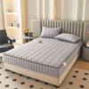 Zippered Mattress Cover - Quilted Mattress Protector, Customizable for All Sizes (Light Gray, 80 x 160 x 40 cm) view 2