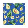 Funny Avocado Cloth Napkins, Royal Blue, Polyester, 6-Pack view 2