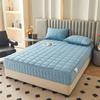 Zippered Mattress Encasement – Quilted Mattress Protector, Customizable Sizes (Light Blue, 90 x 190 x 20 cm) view 2