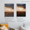 Texas Plastic Picture Frame for 55 x 78 cm, Silver, with Acrylic Glazing view 3