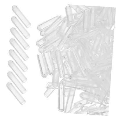 Garneck 500-Piece End Caps for Clothing Hangers with Inner Hole, Flexible Plastic Screw Protection Caps for Furniture Legs and Metal Rods