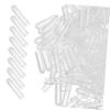 Garneck 500-Piece End Caps for Clothing Hangers with Inner Hole, Flexible Plastic Screw Protection Caps for Furniture Legs and Metal Rods view 1