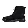 Women's Lightweight Platform Winter Hiking Rain Ankle Boots, Plaid, Black, EU 39.5 view 1