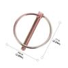 15-Piece Spring-Loaded Safety Lynch Pins for Trailers and Trucks view 2