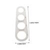 BESPORTBLE Stainless Steel Spaghetti Measuring Ruler with 4 Holes for Home and Professional Kitchens view 2