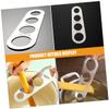 BESPORTBLE Stainless Steel Spaghetti Measuring Ruler with 4 Holes for Home and Professional Kitchens view 3