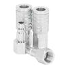 2-Piece Air Coupling Set, 300 PSI, 1/2-Inch NPT Aluminum Alloy Pneumatic Tool Adapter view 1
