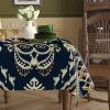 Odot Waterproof Cotton-Linen Tablecloth, Easy-Care Stain-Resistant Retro Ethnic Style, 60 x 120 cm view 1