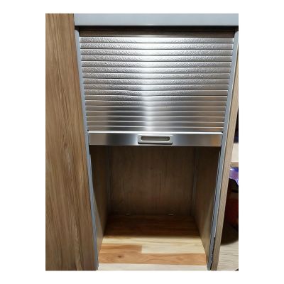 Folding Tambour Cabinet Doors with Handle, 60 x 76 cm