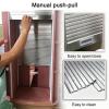 Folding Tambour Cabinet Doors with Handle, 60 x 76 cm view 4