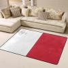 VVXBHGR Non-Slip Floor Mat, 160 x 122 cm, Malta Flag Print view 2