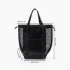 Large Lightweight Spacious Mesh Beach Bag view 4
