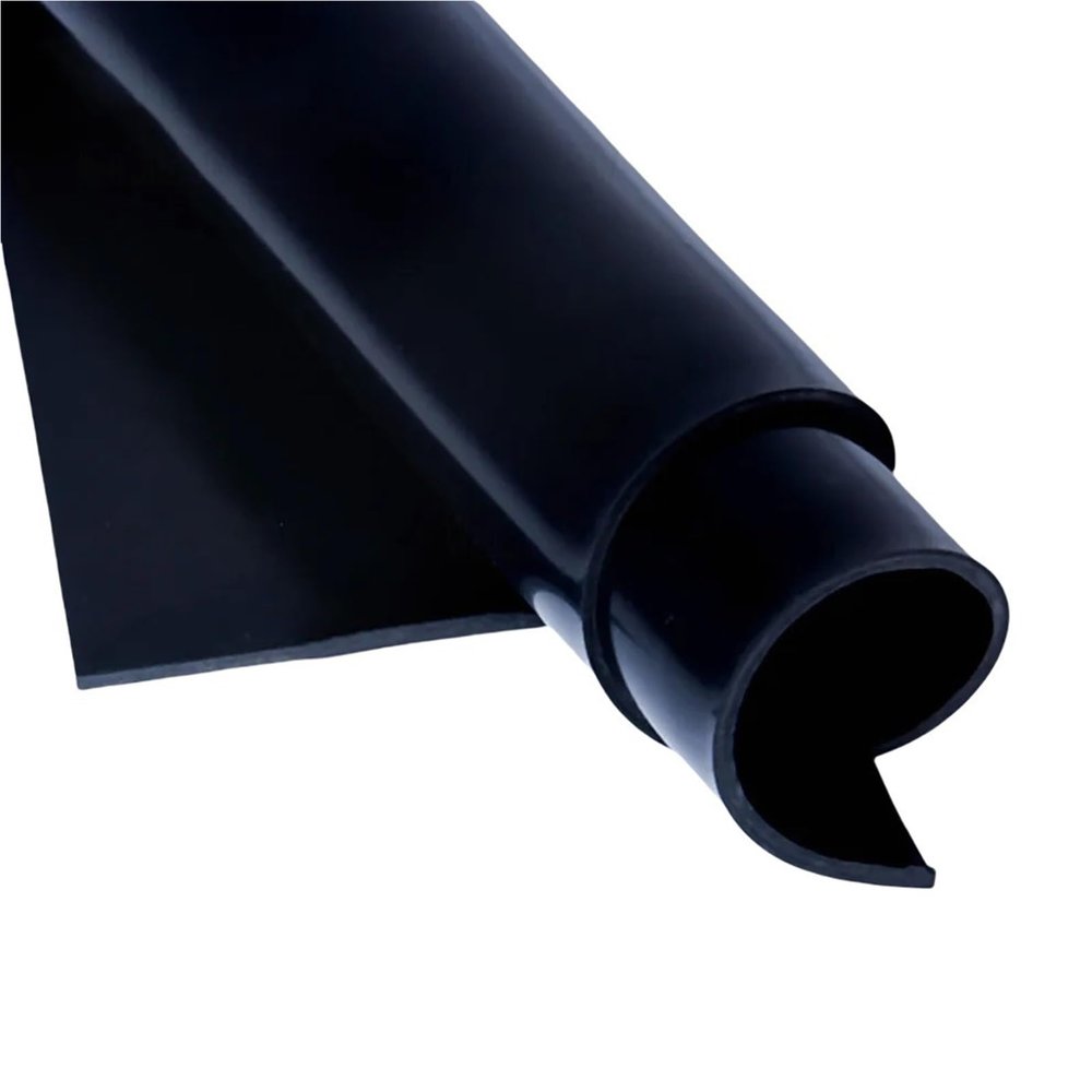 1 Square Black Silicone Rubber Sheet, 200 x 200 mm / 500 x 500 mm, Craft Sheet for Home and Industrial Use (200 x 200 x 2 mm)