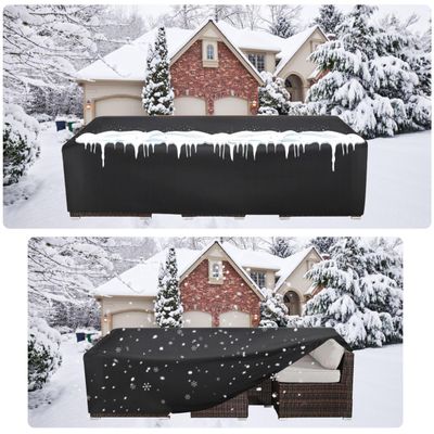 HNKDKJ Waterproof Garden Furniture Cover, 290 x 95 x 75 cm