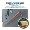 Beech Wood Handrail Railing 50–500 cm, Round 50 mm (120 cm) view 4