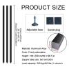 Floor-to-Ceiling Louvered Room Divider, 100–230 cm High, 7 Slats, 185 cm view 2