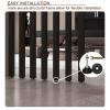 Floor-to-Ceiling Louvered Room Divider, 100–230 cm High, 7 Slats, 185 cm view 3
