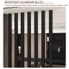Floor-to-Ceiling Louvered Room Divider, 100–230 cm High, 7 Slats, 185 cm view 4