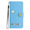 FALUWONRU Case for Xiaomi 15T, Cat Leather Wallet Case, Blue view 1
