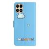 FALUWONRU Case for Xiaomi 15T, Cat Leather Wallet Case, Blue view 2