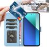 FALUWONRU Case for Xiaomi 15T, Cat Leather Wallet Case, Blue view 4