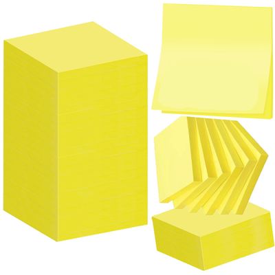 7,500 Super Sticky Notes, 100 Pads, 75 Sheets per Pad, 3 x 3 in (76 x 76 mm), Yellow