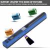 Dpofirs Portable USB Pen Scanner, JPG/PDF Scanning, Clear Images, Blue view 2