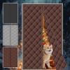Magnetic Thermal Door Curtain, 100 x 200 cm / 100 x 210 cm, Gray, 130 x 200 cm view 1
