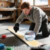 Portable Adjustable Snowboard Wax Scraper, Precise view 3