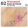 Round Transparent Office Chair Mat, PVC Hard-Floor Protector, 1 mm Thick, 50 cm Diameter, Matte view 3