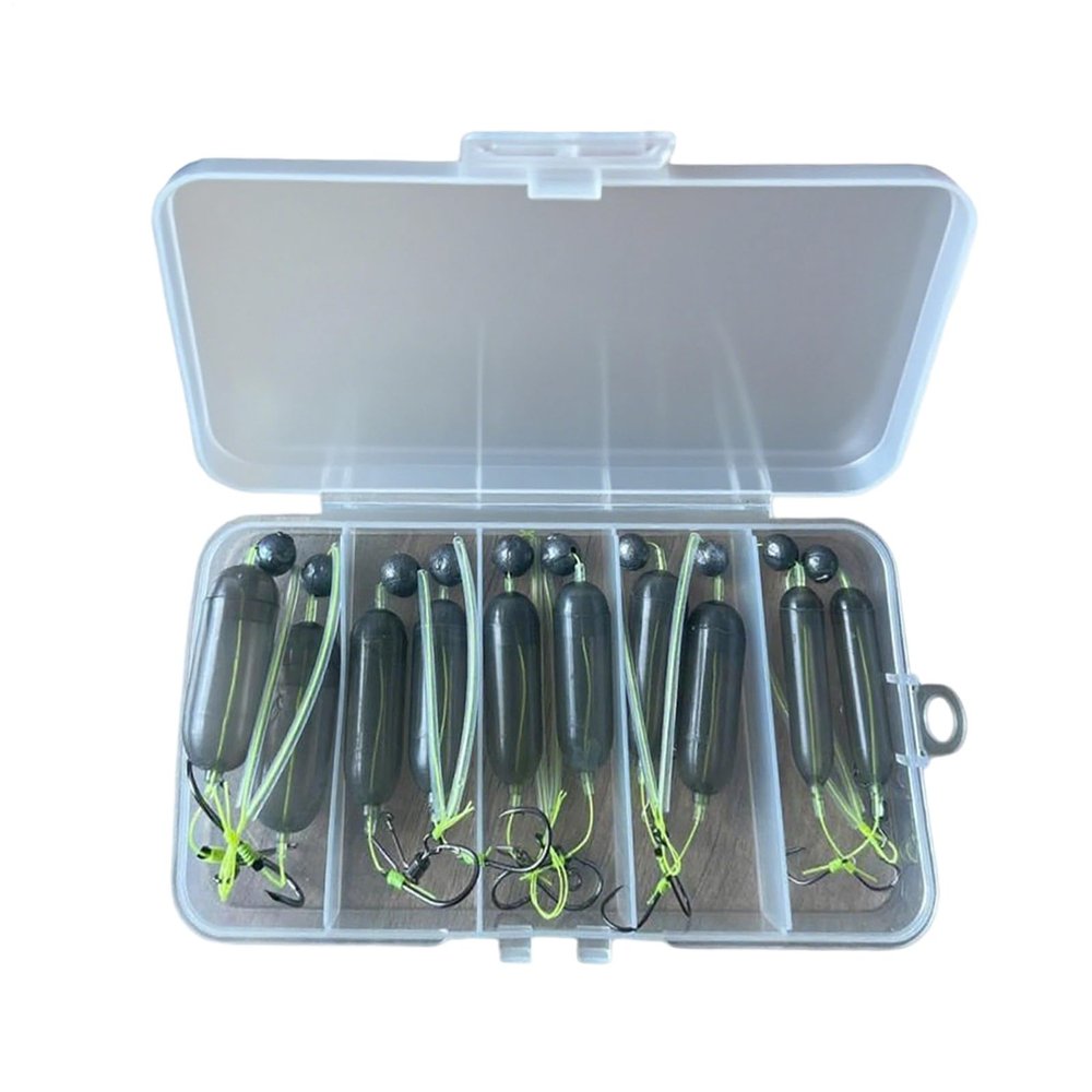 Surf Fishing Rigs with Floats, 5-Piece Sea Fishing Hook Set