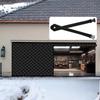 Garage Door Thermal Insulation Curtain with Magnets, Windproof, Brown, W427 x H213 cm view 2