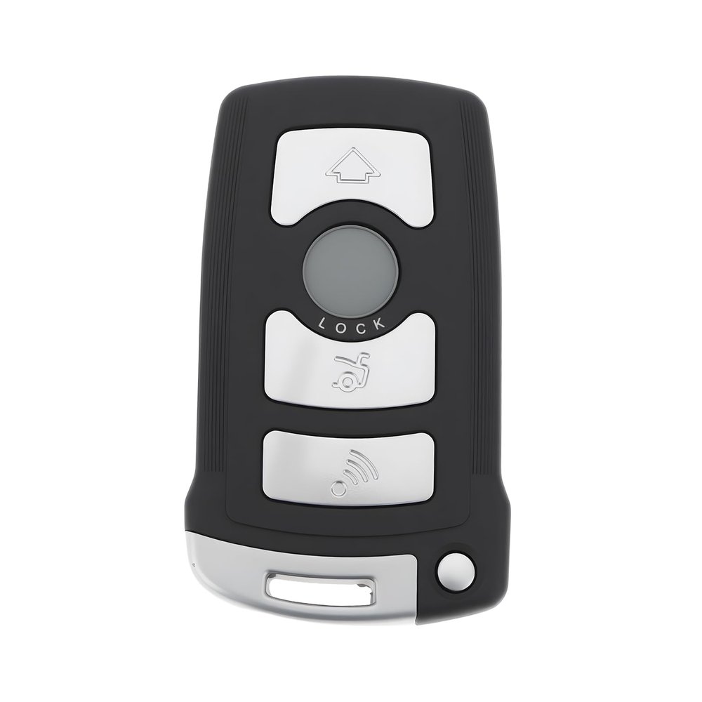 VGOL 4-Button Remote Key Case HU92 Compatible with BMW 7 Series E65 E66 E67 E68 2001-2008