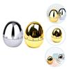 Manual Egg-Shaped Kitchen Timer, 2-Piece Stainless Steel Set for Students view 4
