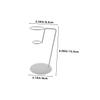 DECOMELODY 3-Piece White Iron Ice Cream Cone Stand Set, Durable and Easy to Clean, for Bakeries and Dessert Shops view 2